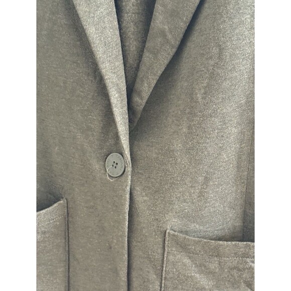 Tahari Women’s Size Medium Green Blazer Modal Ruched Sleeves NWT Comfy Soft - Picture 7 of 16